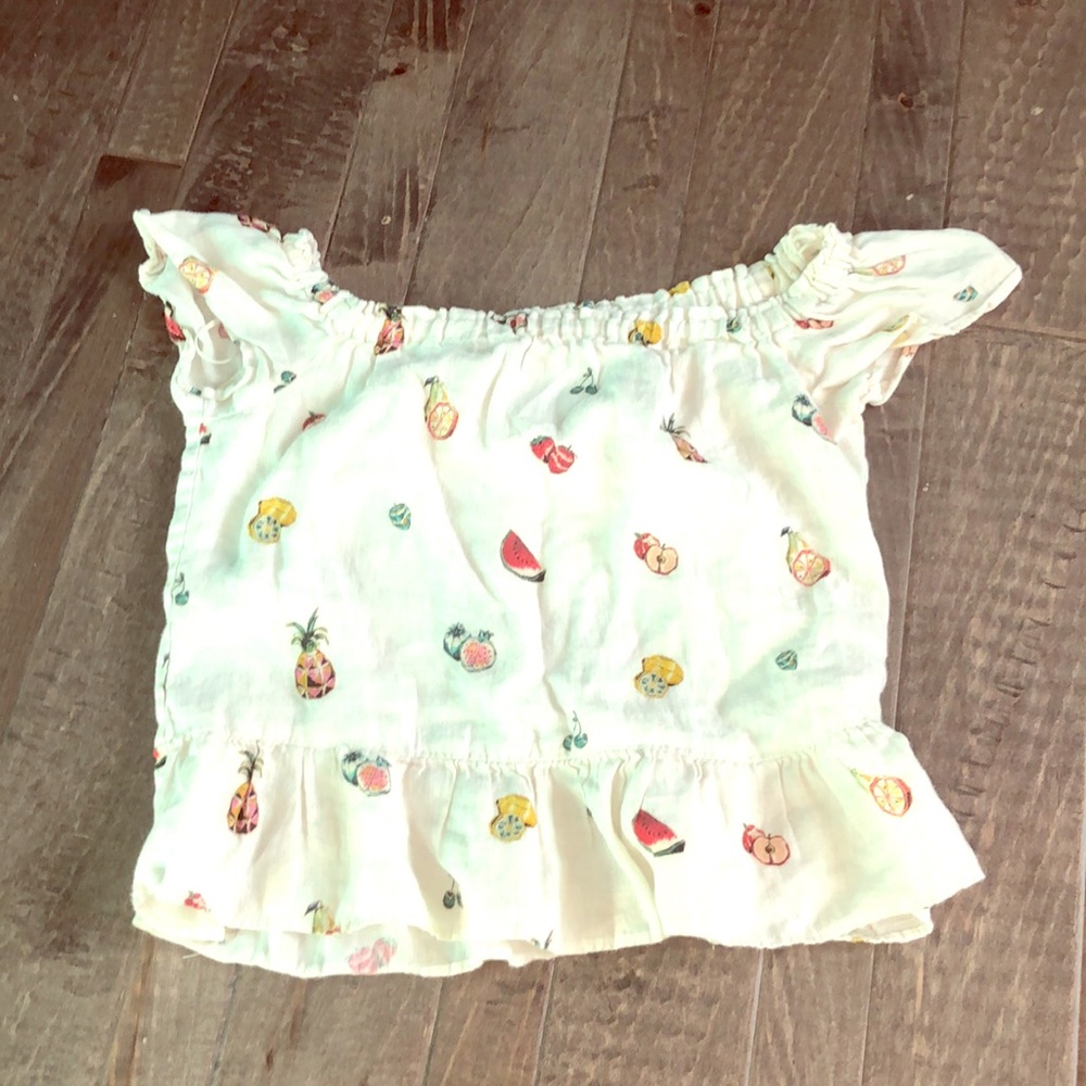 Off the shoulder shirt